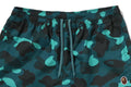 A BATHING APE COLOR CAMO APE HEAD ONE POINT BEACH SHORTS