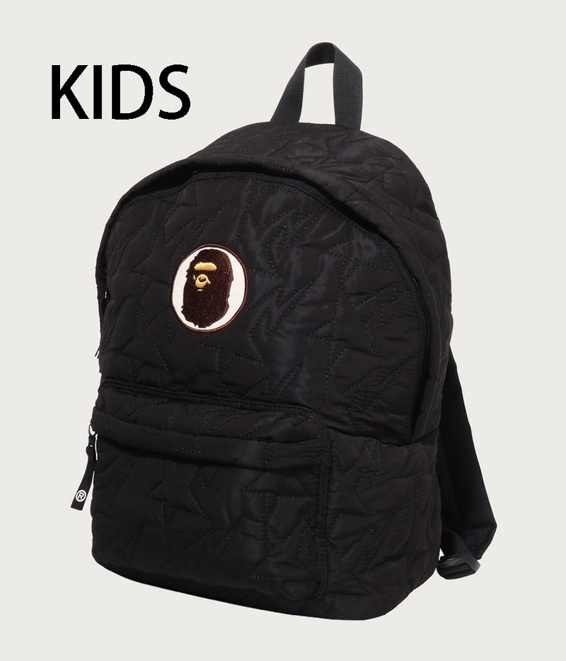 A BATHING APE BAPE KIDS STA QUILTING DAYPACK