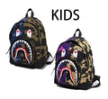 A BATHING APE BAPE KIDS SPLIT CAMO SHARK DAYPACK