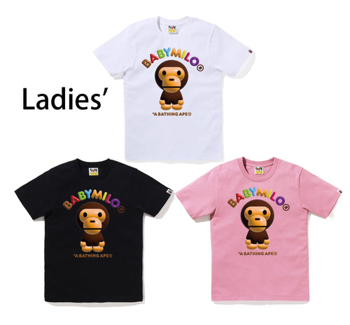 A BATHING APE Ladies' 3D BABY MILO TEE