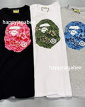 A BATHING APE PALM RESORT CAMO APE HEAD TEE