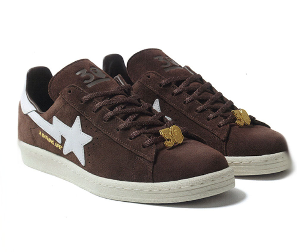 A BATHING APE BAPE x ADIDAS CAMPUS 80S BAPE BROWN – happyjagabee store
