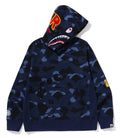 A BATHING APE COLOR CAMO 2ND SHARK PULLOVER HOODIE