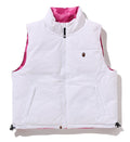A BATHING APE Ladies' COLOR CAMO REVERSIBLE DOWN VEST