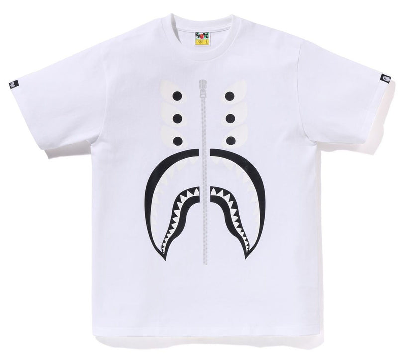 A BATHING APE BAPE x BOUNTY HUNTER MAD SHARK TEE