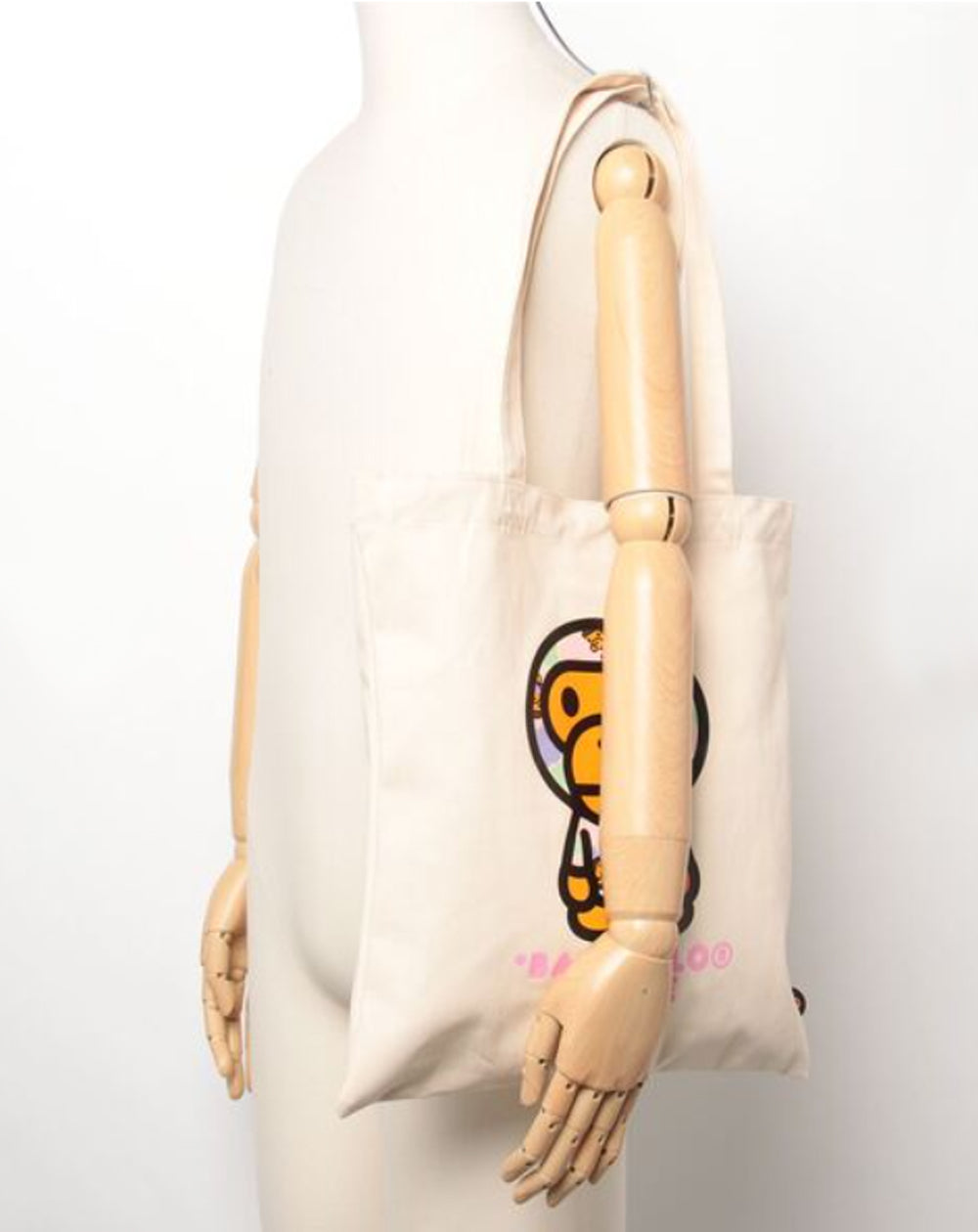 A BATHING APE BABY MILO STORE BABY MILO CANVAS TOTE BAG A BATHING APE BABY MILO STORE BABY MILO CANVAS TOTE BAG