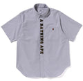 A BATHING APE 1ST CAMO APPLIQUE OXFORD BD SHIRT-ONLINE EXCLUSIVE-