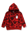 A BATHING APE BAPE KIDS COLOR CAMO APE HEAD RELAXED FIT PULLOVER HOODIE