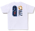 A BATHING APE COLOR CAMO TIGER SHARK TEE