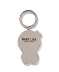 A BATHING APE Ladies' BABY LISA METAL KEYCHAIN