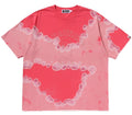 A BATHING APE HAND DYE COLLEGE RELAXED FIT TEE