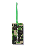 A BATHING APE ABC CAMO LUGGAGE TAG