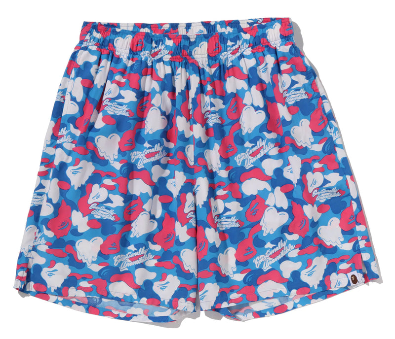 A BATHING APE BAPE x EU ( EMOTIONALY UNAVAILABLE ) SHORTS