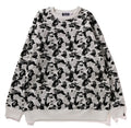 A BATHING APE Ladies' ABC CAMO RELAXED FIT CREWNECK