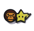 A BATHING APE BAPE KIDS BABY MILO STA ACRYLIC HAIR CLIP