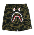 A BATHING APE 1ST CAMO SHARK SWEAT SHORTS