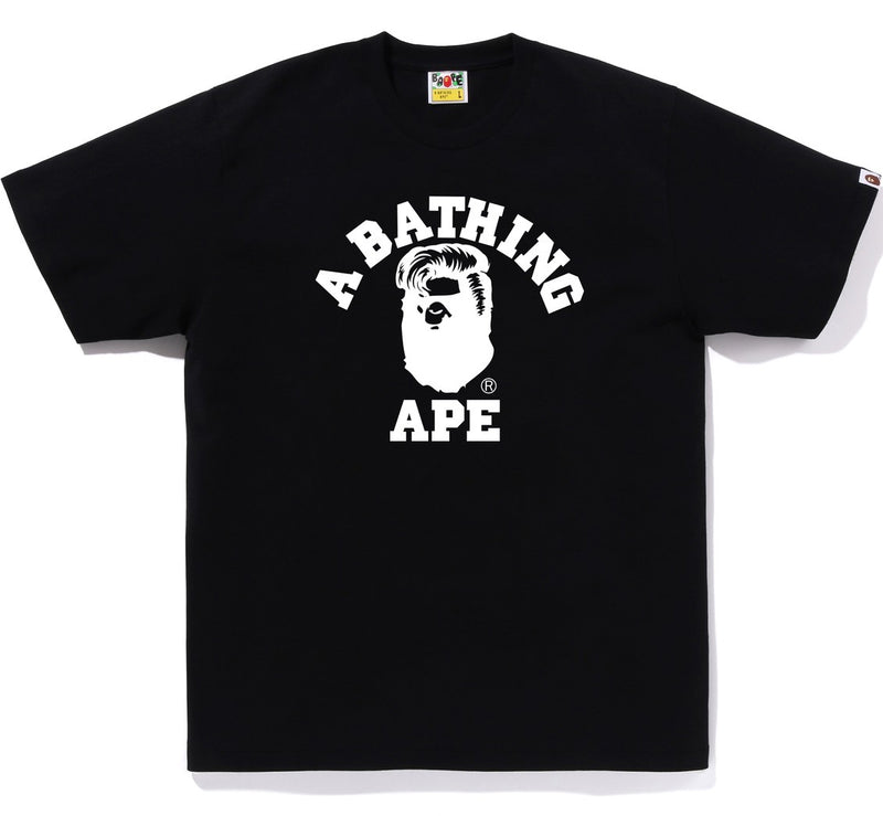 A BATHING APE BAPE STORE HARAJUKU COLLEGE TEE HARAJUKU LIMITED