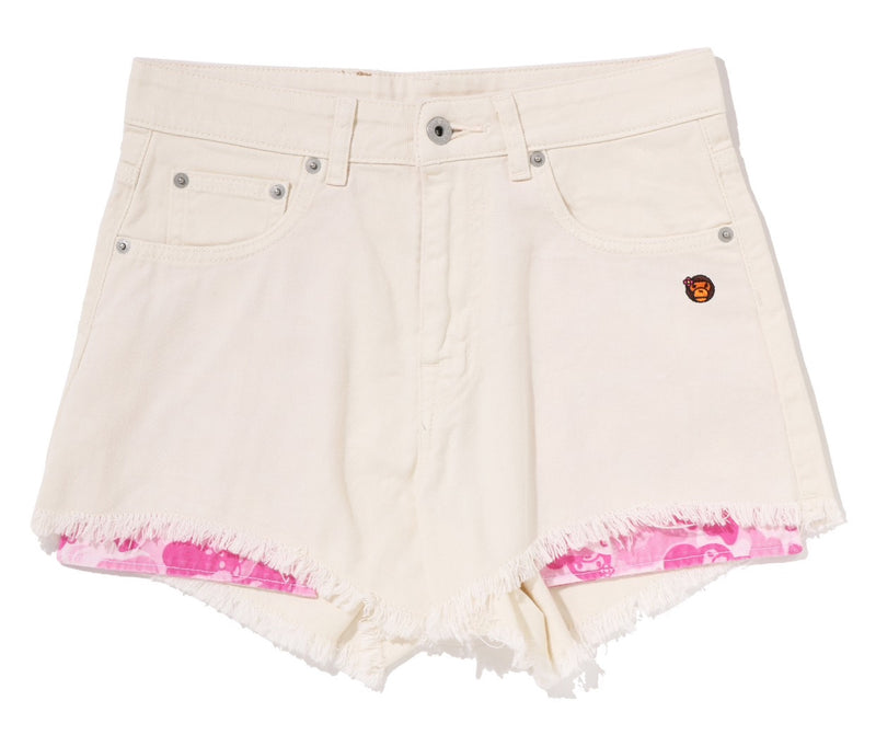 A BATHING APE Ladies' BABY LISA ONE POINT SHORTS