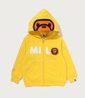 A BATHING APE BAPE KIDS BABY MILO PLUSH DOLL ZIP HOODIE