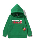 A BATHING APE BAPE KIDS BABY MILO WINTER PULLOVER HOODIE