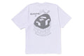 A BATHING APE BAPE REFLECTIVE PRINT TEE