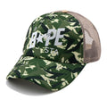 A BATHING APE BAPE x CLOT FGRA CAMO TRUCKER CAP
