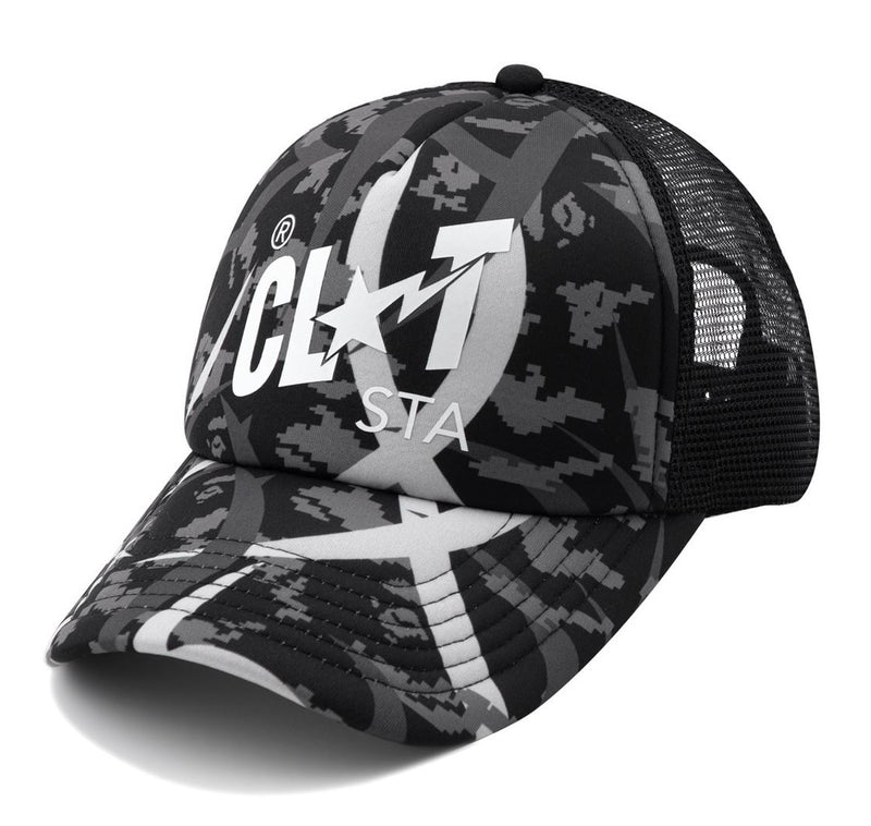 A BATHING APE BAPE x CLOT FGRA CAMO TRUCKER CAP