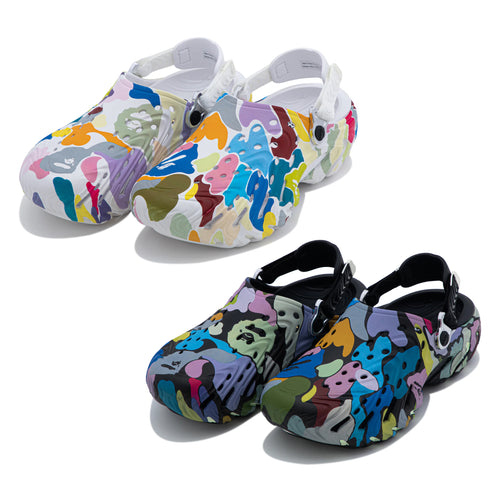 A BATHING APE BAPE x CROCS - ECHO CLOG 2.0 MULTI CAMO
