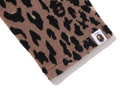 A BATHING APE BAPE BY KAZUKO KURAISHI LEOPARD JACQUARD ZIP CARDIGAN