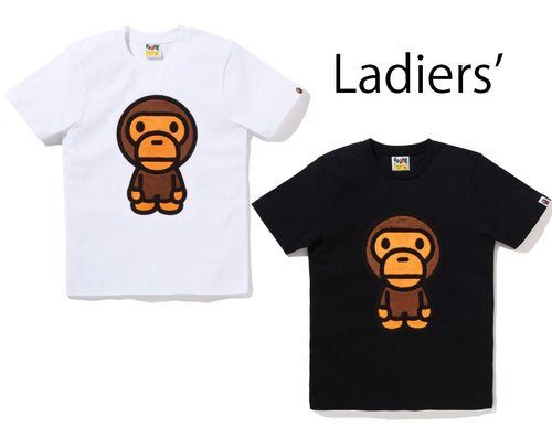 A BATHING APE Ladies' BOA BIG BABY MILO TEE