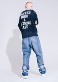 A BATHING APE BAPE x mastermind JAPAN DENIM PANTS