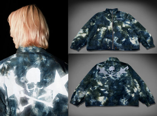 A BATHING APE BAPE x MMJ 15TH MM BAPE CHUSEN LOGO JACKET
