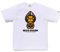 A BATHING APE COLOR CAMO MILO SHARK FZH TEE