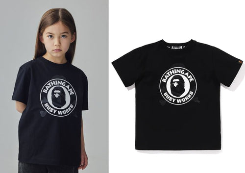 A BATHING APE BAPE KIDS BAPE x MMJ Mastermind Japan BUSY WORKS TEE