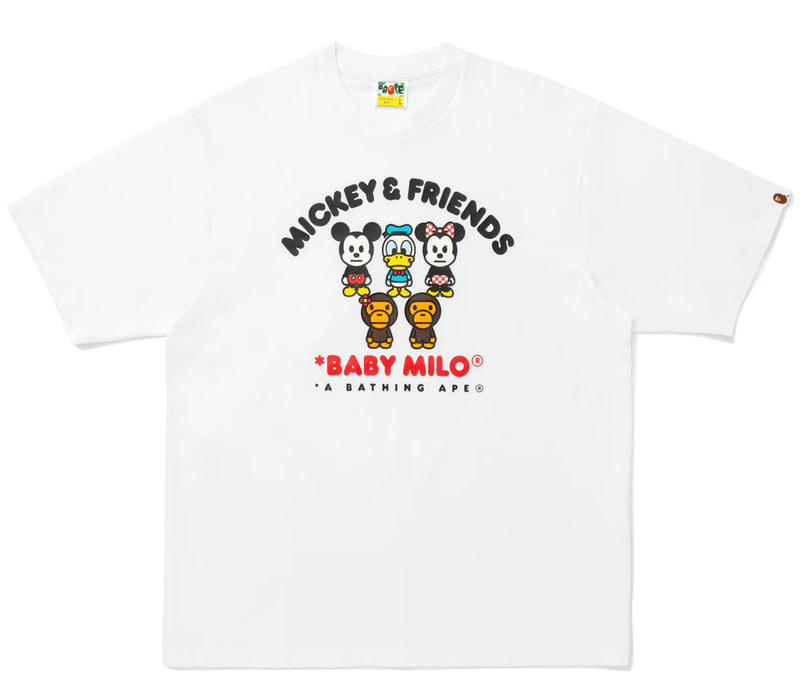 A BATHING APE BAPE x DISNEY MICKEY & FRIENDS BABY MILO RELAXED FIT TEE