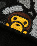 A BATHING APE BABY MILO STORE BABY MILO REVERSIBLE BEANIE