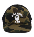 A BATHING APE 1ST CAMO COLLEGE MESH CAP