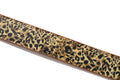 A BATHING APE WILD LEOPARD PATTERN LEATHER BELT