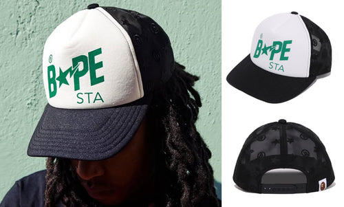 A BATHING APE BAPE x HIDDEN BAPE STA MESH CAP