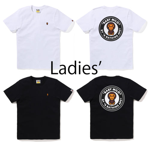 A BATHING APE Ladies' BABY MILO ONE POINT TEE