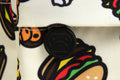 A BATHING APE BABY MILO STORE FAST FOOD ALL PRINT PATTERN MINI BACKPACK
