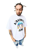 A BATHING APE BAPE x MR. COLLEGE RELAXED FIT TEE