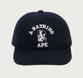 A BATHING APE GENERAL WOOL PANEL CAP