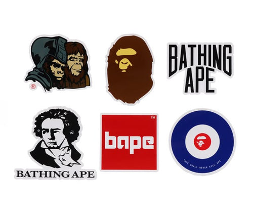 A BATHING APE STICKER SET
