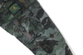 A BATHING APE HYBRID CAMO MULTI BADGE PADDED MA-1 JACKET