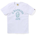 A BATHING APE Ladies' PASTEL COLOR CAMO COLLEGE TEE - happyjagabee store