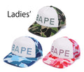 A BATHING APE Ladies' ABC CAMO CRYSTAL STONE MESH CAP