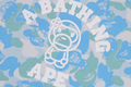 A BATHING APE Ladies' BABY LISA ABC CAMO COLLEGE MINI TEE