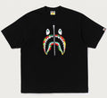 A BATHING APE STA CAMO SHARK FACE RELAXED FIT TEE