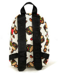 A BATHING APE BABY MILO STORE FAST FOOD ALL PRINT PATTERN MINI BACKPACK